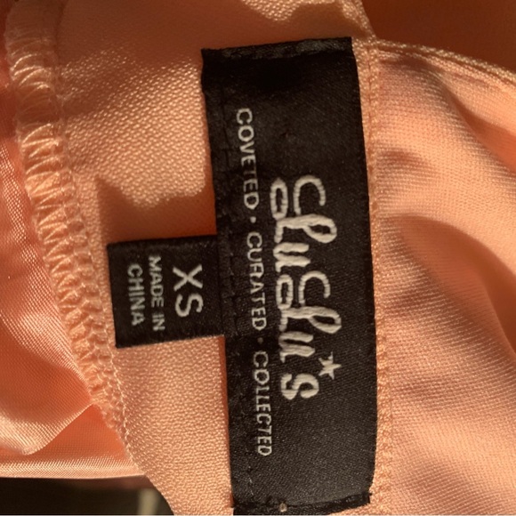 Lulus Peach Halter Layered Mini Dress - Picture 8 of 9